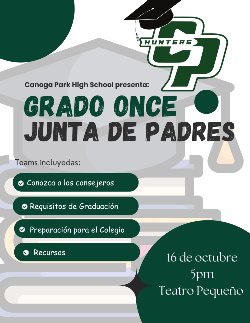 Parent Meeting Flyer