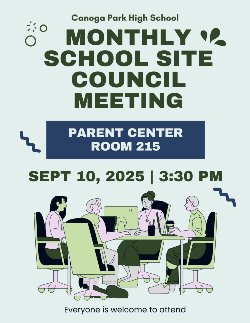 School Site Council Meeting